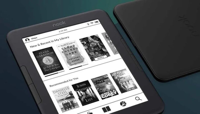 Nook Barnes & Noble Glowlight 4e eReader 6-inch Touchscreen 8GB Black (Renewed) - Image 1
